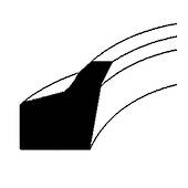 FLEXIBLE WIPER .625 x .937 x .208 ALWS