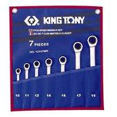 WRENCH RATCHET SET 7pc METRIC KING TONY