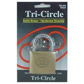 PADLOCK 20mm BRASS CARDED