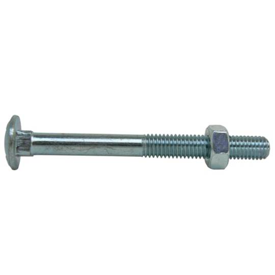 COACH BOLT & NUT M6 x 20 ZINC