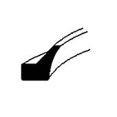 FLEXIBLE WIPER 1/2 x .9 x .135 WO