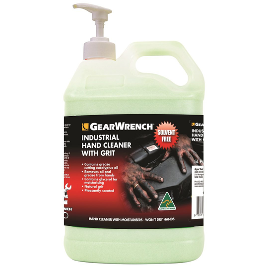 HAND CLEANER 5L WITH PUMP & GRIT GEARWRENCH