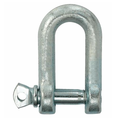 DEE SHACKLE GALV 8mm PIN