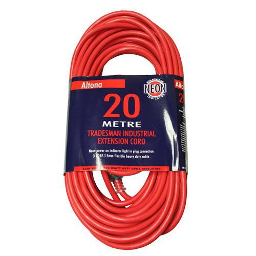 EXTENSION LEAD 30M INDUSTRIAL W/NEON