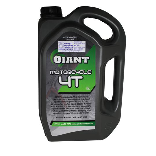 GIANT OIL MOTORCYCLE 4T SYN 5L