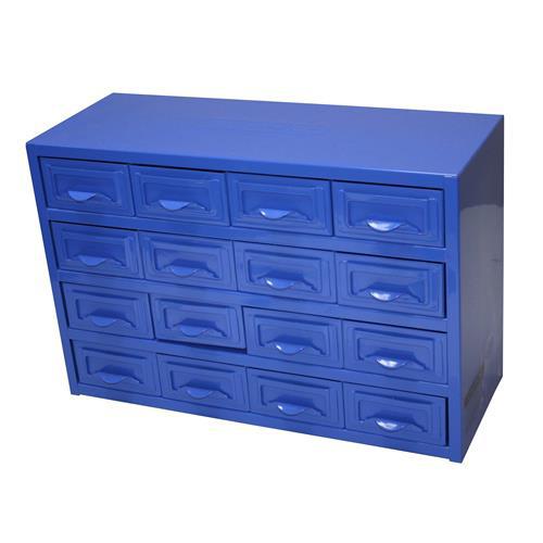 PARTS STORAGE CABINET 16 DRAWER KINCROME
