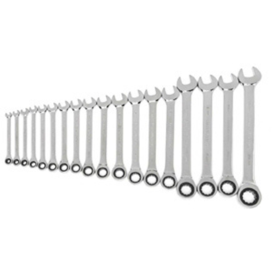 WRENCH RATCHET SET 9-24mm 18pce GEARWRENCH