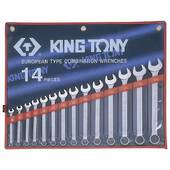 WRENCH R&OE SET 10-32mm 14pc KING TONY