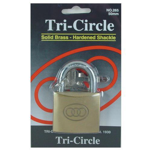 PADLOCK 20mm BRASS CARDED