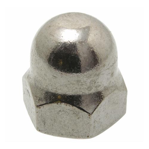 DOME NUT 1/4" UNF STAINLESS STEEL