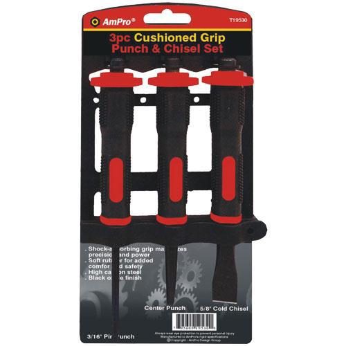 PUNCH & CHISEL SET 3pc AMPRO