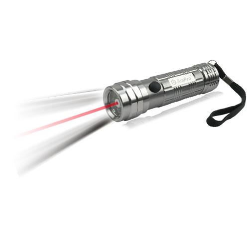 FLASH LIGHT 8 LED WITH LASER AMPRO