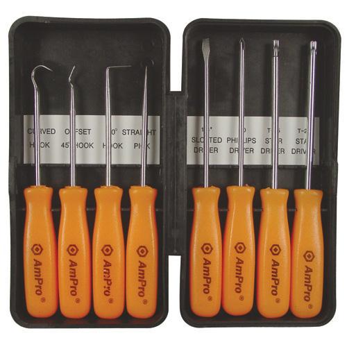 HOOK & DRIVER SET 8pc AMPRO