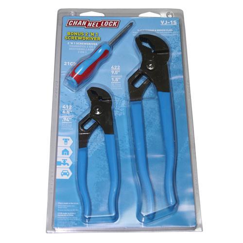 PLIER GROOVE & V-JAW 2pc SET CHANNELLOCK