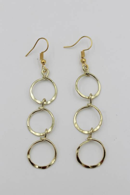 Ringlet Earrings Gold