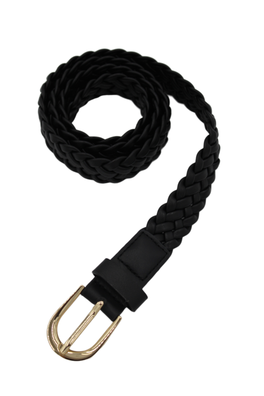 Black Weave Belt