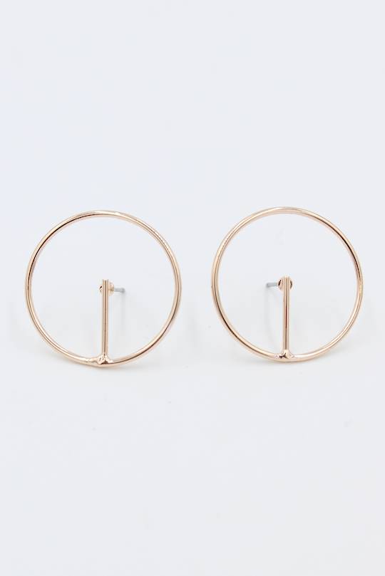 Eclipse Rose Gold Earrings