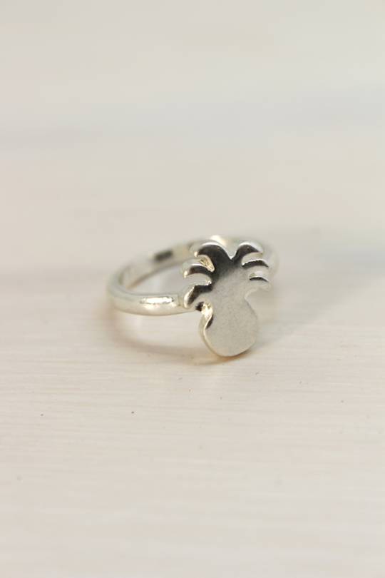 Pineapple Silver Ring