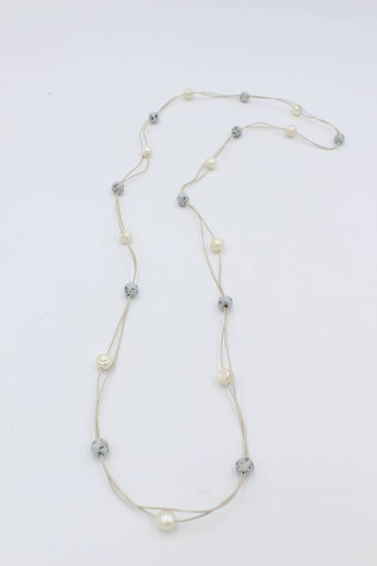 Clay Pearl Necklace