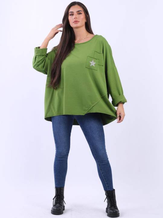 Rock Star Sweater Lime