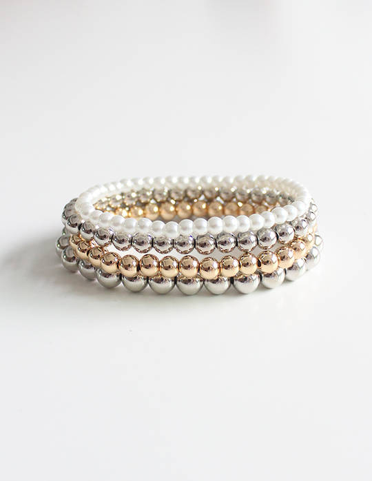 Shimmery Bracelet Set