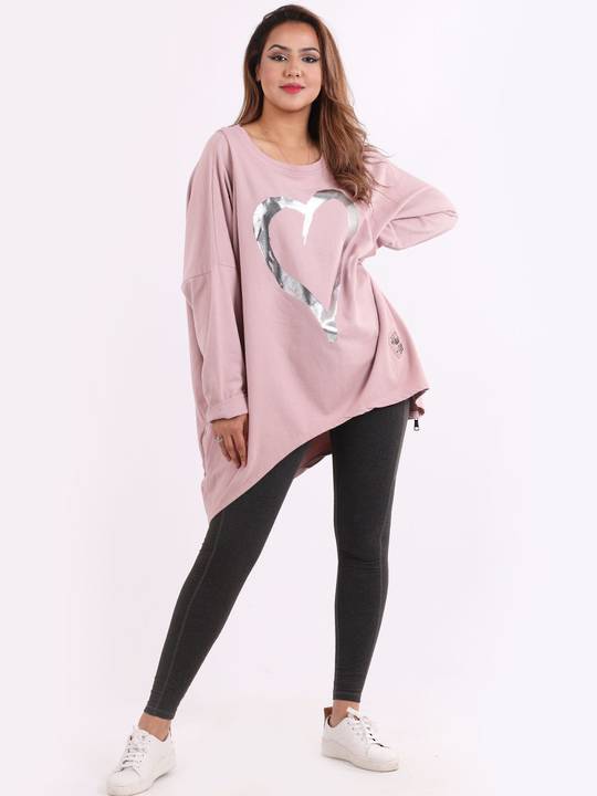 Romance Plus Size Sweater Pink