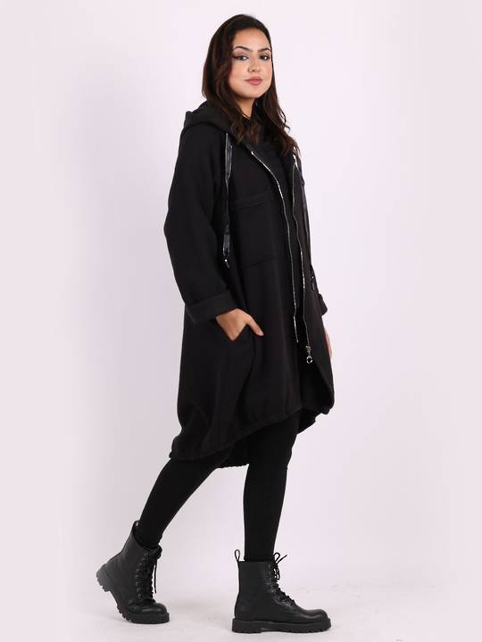 Sofia Long Jacket Black
