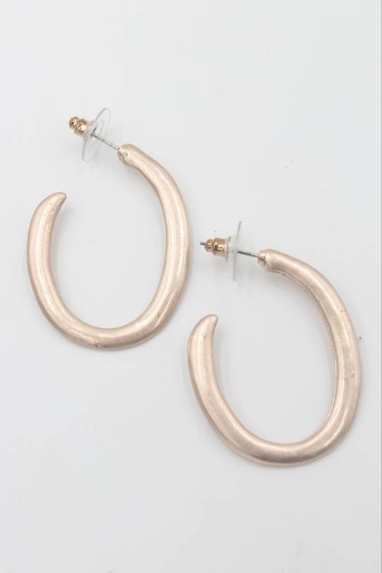 Rosewood Curve Earring