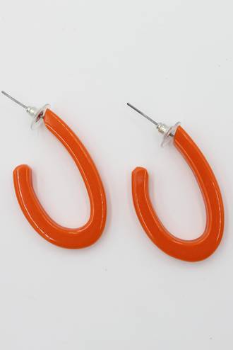 Fiesta Orange Earrings