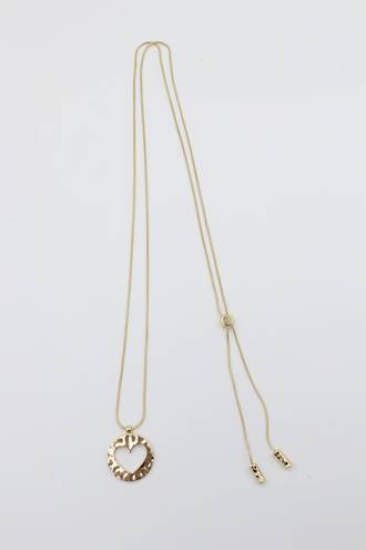 Stencil Heart Necklace