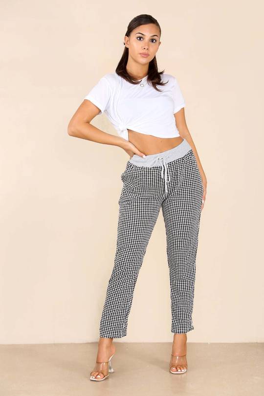 Denver Hounds Tooth Trousers 14-18