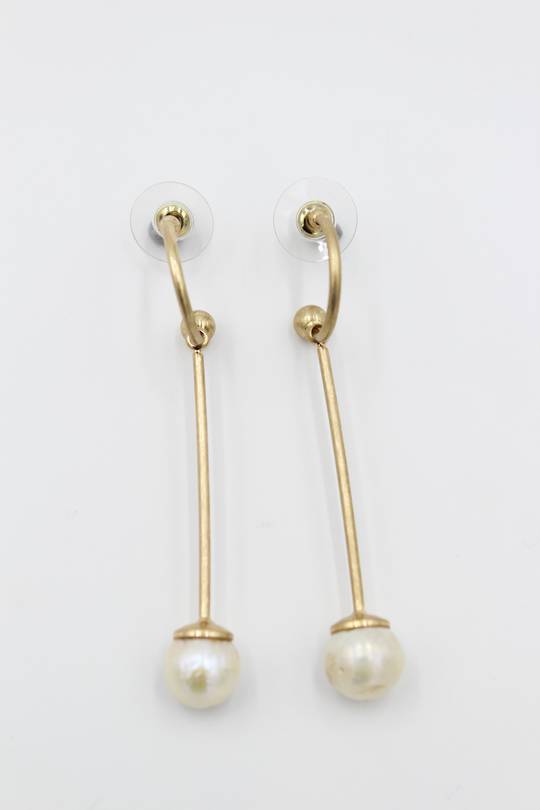 Pearl Twig Earrings