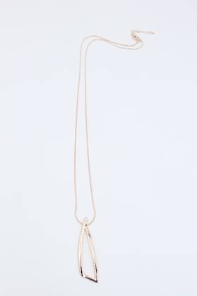 Twisted Triangle Necklace