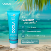 Coola | Mineral Face Organic Sunscreen SPF30 - Matte Tint