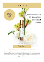 Janesce | Solutions - Re-energising Velvet Lotion