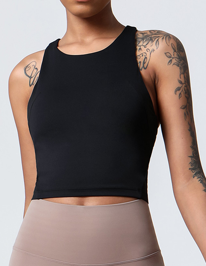 BKKST46L Cropped Tank Top. 1 Colourway In Stock.