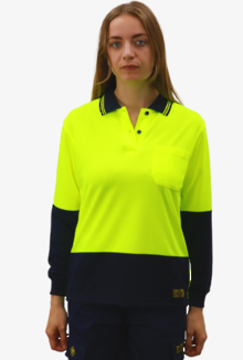 SFWP155L - Outlet. Hi Vis Polo Shirts. 2 Colourways In Stock.