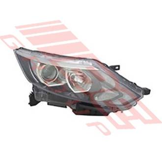 HEADLAMP - R/H - ELECTRIC - WITH LED - BLACK - TO SUIT - NISSAN QASHQAI/DUALIS - J11 - 2014-