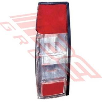 REAR LAMP - L/H - RED/CLEAR/CLEAR/RED - TO SUIT - NISSAN NAVARA D21 1995-
