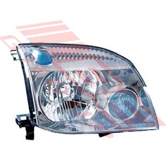 HEADLAMP - R/H - NON HID - MANUAL ADJUST - TO SUIT - NISSAN X-TRAIL - T30 - 2000-