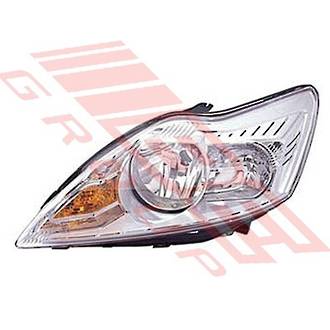 HEADLAMP - L/H - ELECTRIC - CHROME - TO SUIT - FORD FOCUS 2008-