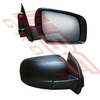 DOOR MIRROR - R/H - ELECTRIC - W/OUT LED LAMP - BLACK - TO SUIT - FORD RANGER 2012-
