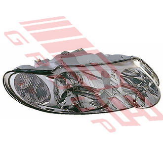 HEADLAMP - R/H - CERTIFIED - TO SUIT - HOLDEN COMMODORE VX 2000-02