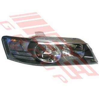 HEADLAMP - R/H - BLACK SS - TO SUIT - HOLDEN COMMODORE VZ 2004-