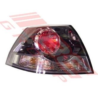 REAR LAMP - L/H - BLACK - TO SUIT - HOLDEN COMMODORE VE 2006- SS V