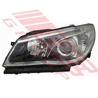 HEADLAMP - L/H - MANUAL - BLACK - TO SUIT - HOLDEN COMMODORE VF 2015-