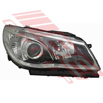 HEADLAMP - R/H - MANUAL - BLACK - TO SUIT - HOLDEN COMMODORE VF 2015-