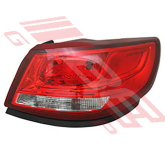 REAR LAMP - R/H - LIGHT RED - TO SUIT - HOLDEN COMMODORE VF 2015- SEDAN