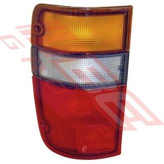 REAR LAMP - L/H - AMB+RED+CLR - TO SUIT - HOLDEN JACKAROO 1992-