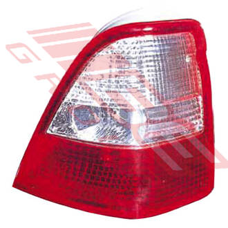 REAR LAMP - R/H - CLEAR/CLEAR/RED - (P0711) - TO SUIT - HONDA ODYSSEY - RA6/7 - 2001- F/LIFT